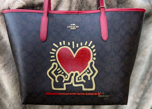 Haring Heartbeat Tote