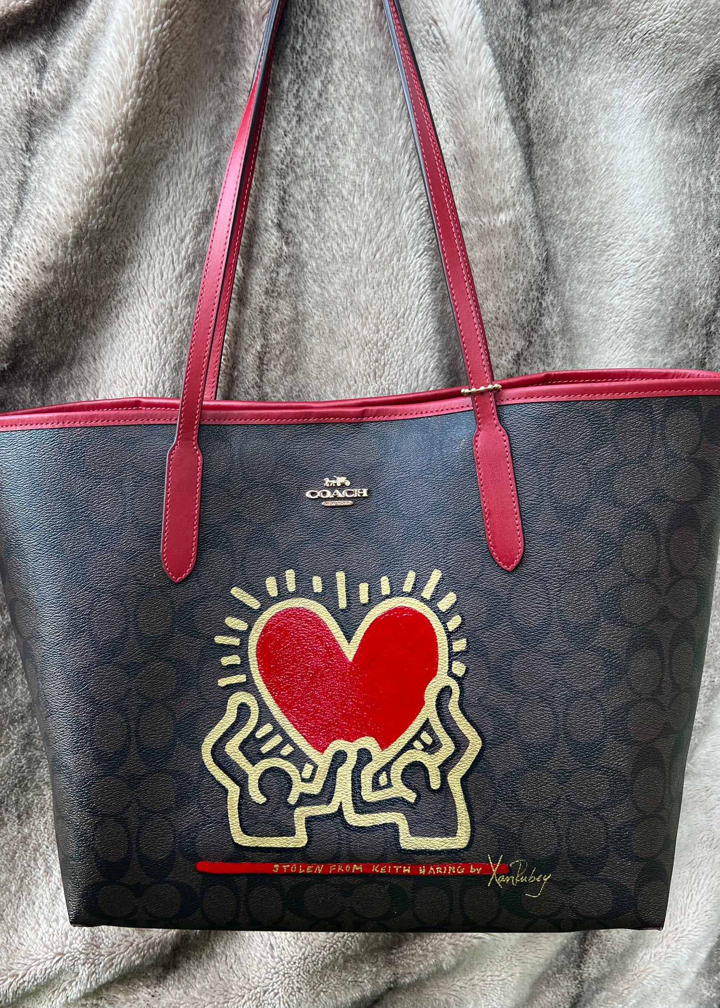 Haring Heartbeat Tote