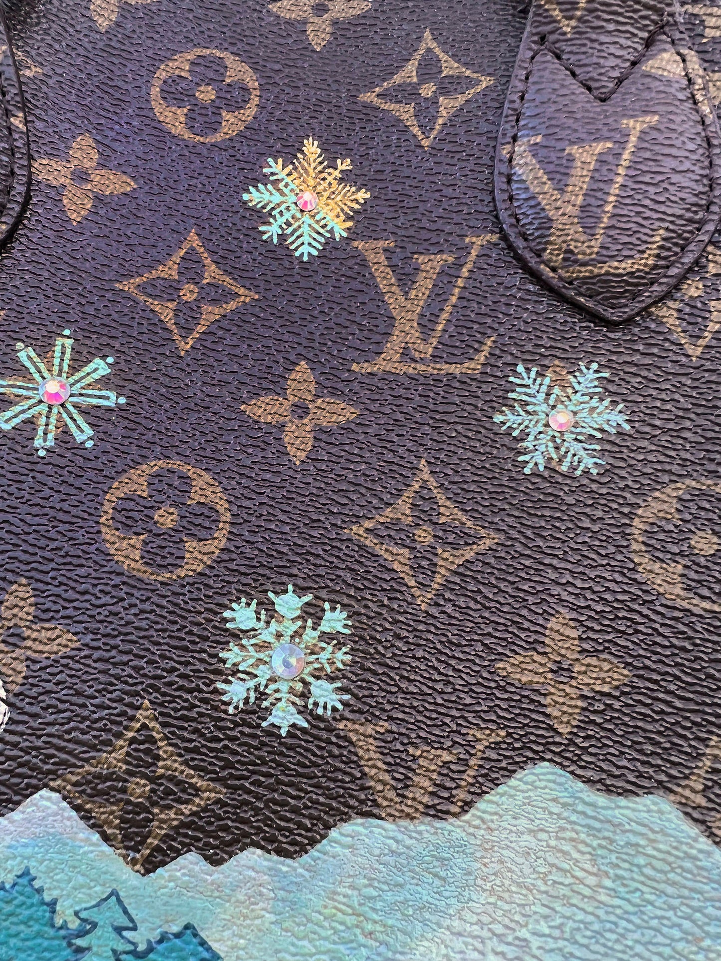 Vintage Ski Girl on Louis V