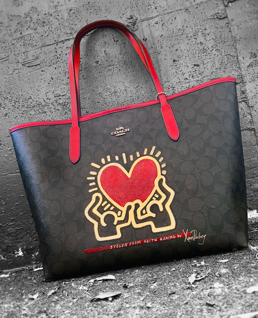 Haring Heartbeat Tote